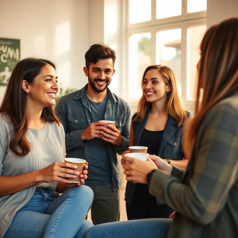 Adultos em aula de inglês